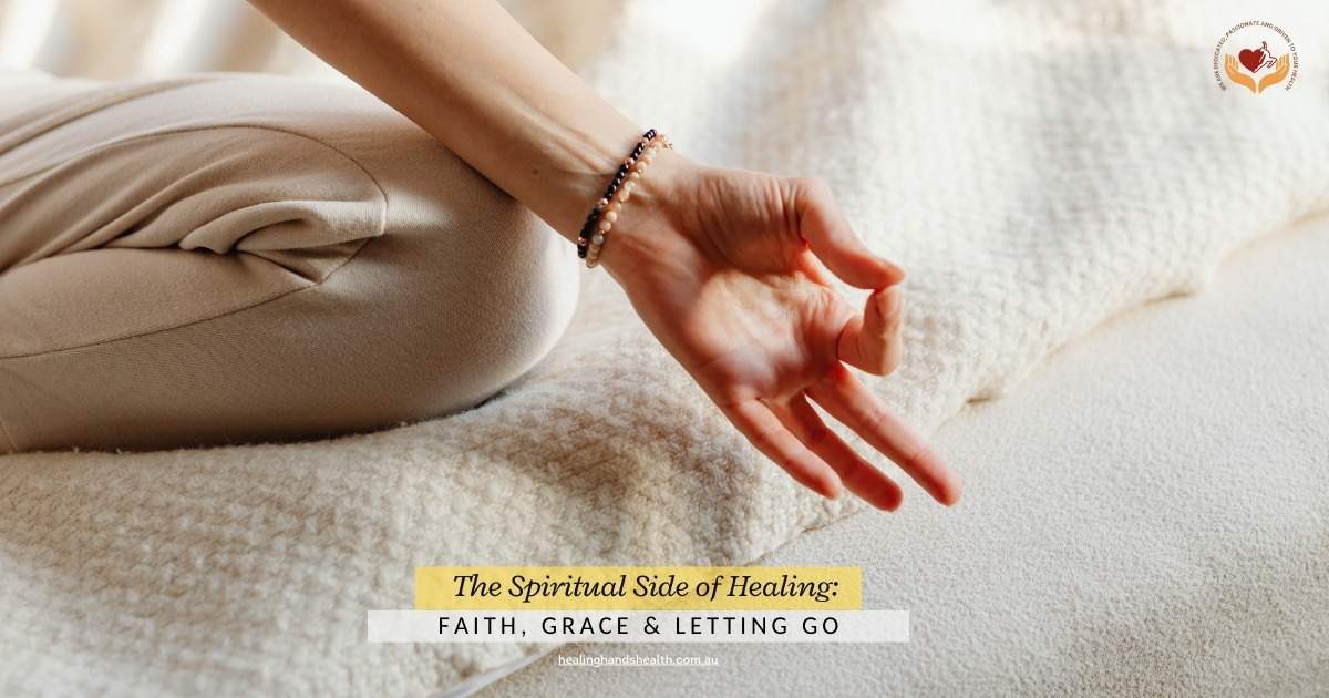 peaceful moment symbolising spiritual healing and inner calm