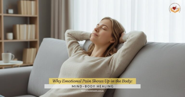 person resting calmly symbolising nervous system regulation and relief