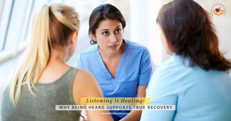 peaceful clinical space representing trust and healing through listening