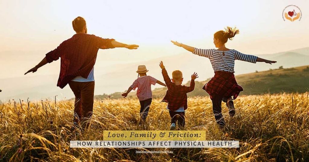 family relationships and emotional connection influencing wellbeing