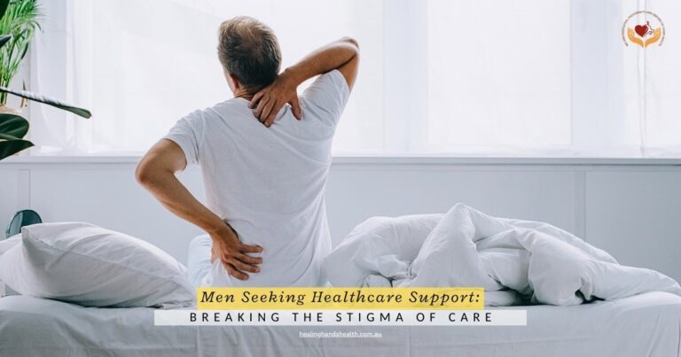 man experiencing back pain considering healthcare support