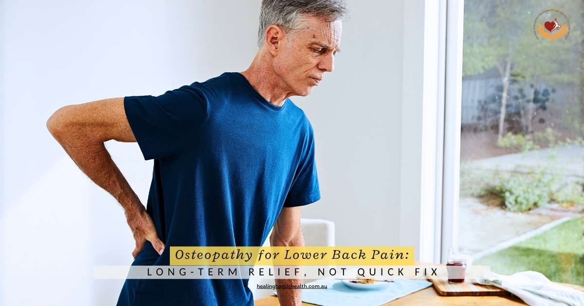 person experiencing lower back pain due to posture and sitting habits