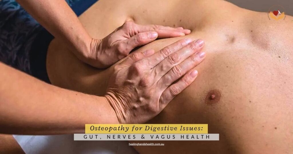 osteopathy treatment supporting digestive health and vagus nerve function