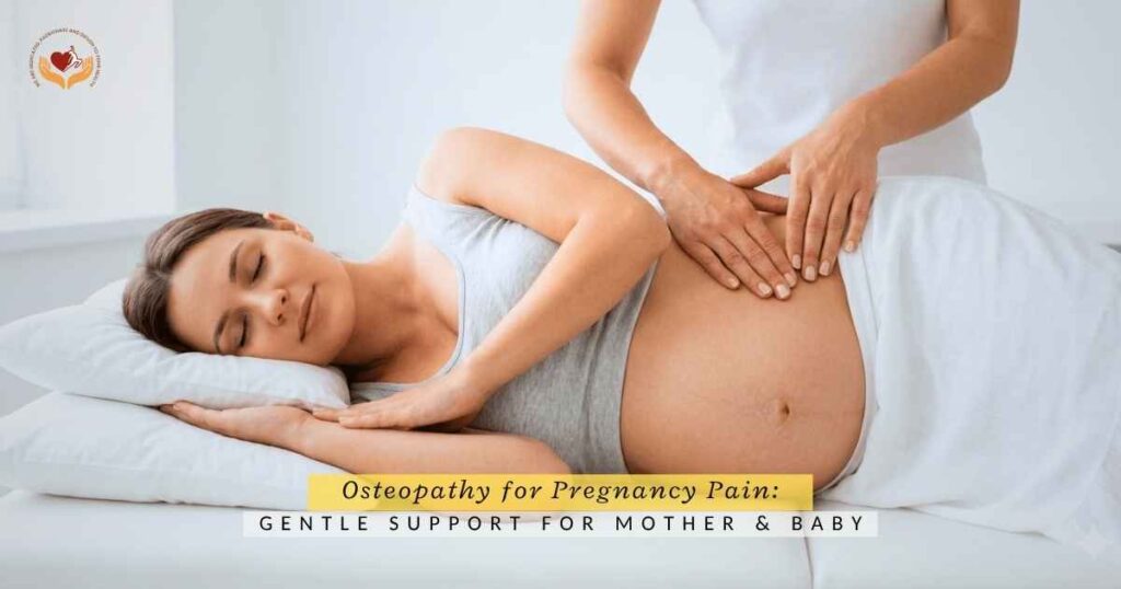 osteopath supporting comfortable movement during pregnancy
